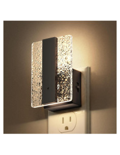 Luz Nocturna LED Enchufable DORESshop con Sensor y Brillo Ajustable