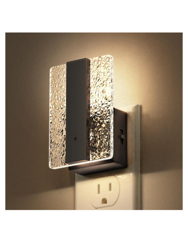 Luz Nocturna LED Enchufable DORESshop con Sensor y Brillo Ajustable