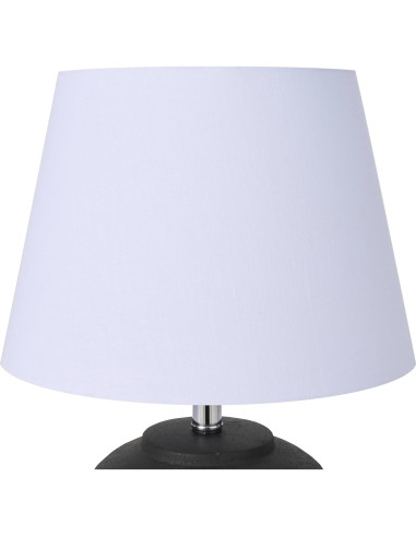 Lámpara de Mesa Nourison de Cerámica Negra 50.8 cm