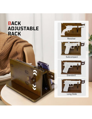 Organizador de Mesita de Noche 1TG Tactical Madera Ajustable