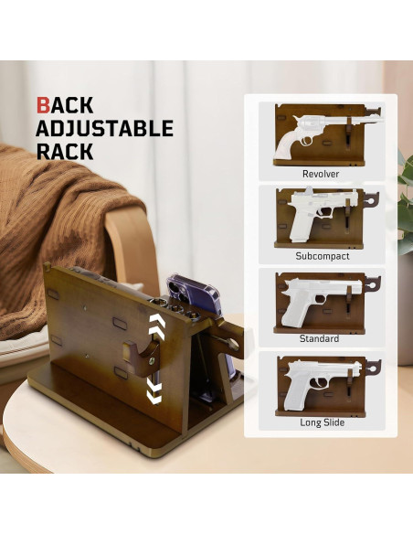 Organizador de Mesita de Noche 1TG Tactical Madera Ajustable