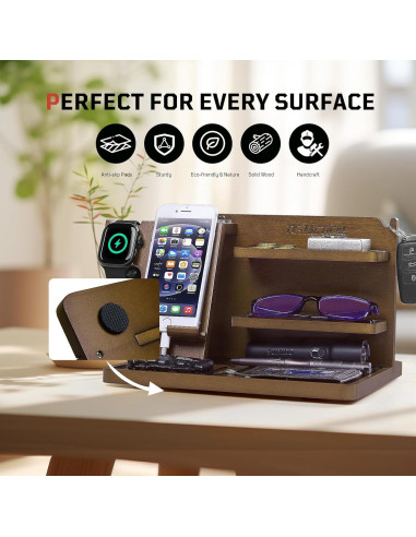 Organizador de Mesita de Noche 1TG Tactical Madera Ajustable