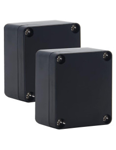 Caja de Proyecto Raculety IP65 2 Piezas 63x58x35mm Negra