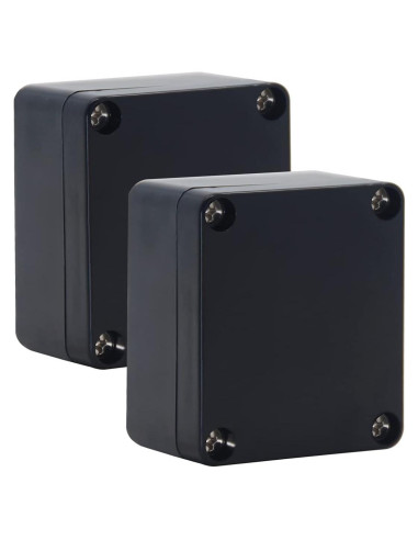 Caja de Proyecto Raculety IP65 2 Piezas 63x58x35mm Negra