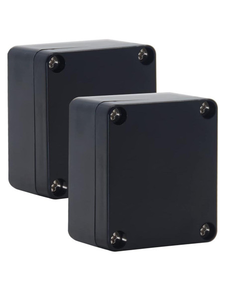 Caja de Proyecto Raculety IP65 2 Piezas 63x58x35mm Negra
