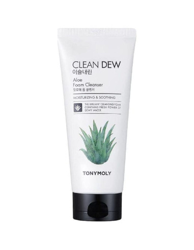 Limpiador Espumoso TONYMOLY Clean Dew Aloe 180g