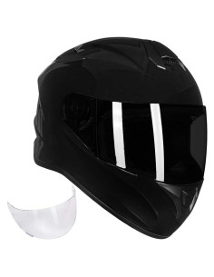 Casco de Moto ILM ST-06 Negro Brillante Pequeño DOT