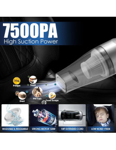 Kit de Limpieza de Coche 21 Piezas Viewsun con Aspiradora 2