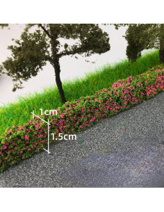 Tiras de Arbustos Miniatura UCCKEYI 10x1.5cm 4 Pcs Vegetación 2