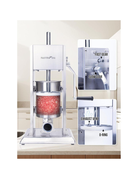 Embutidora de Salchichas Manual MASTER FENG NL-V3L-6100 3L