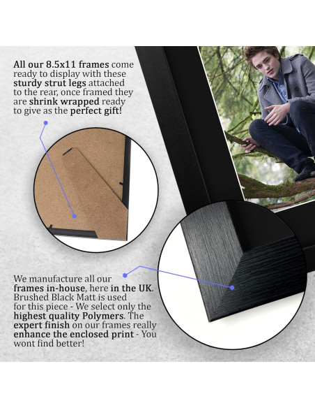 Foto Enmarcada Robert Pattinson Crepúsculo Memorabilia 34x26 cm