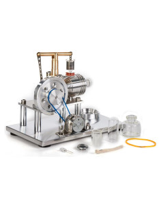 Motor Stirling de Aire Caliente Sunnytech SC02M - Juguete Educativo