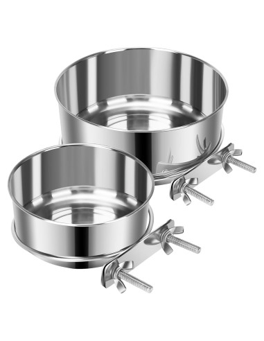 Comedero y Bebedero Antideslizante Acero Inoxidable Yummy Sam