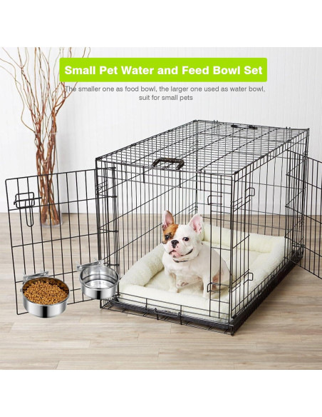 Comedero y Bebedero Antideslizante Acero Inoxidable Yummy Sam