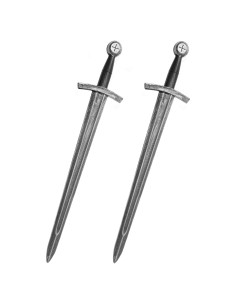 Espada de Caballero Cruzado de Juguete 69.85 cm Plástico