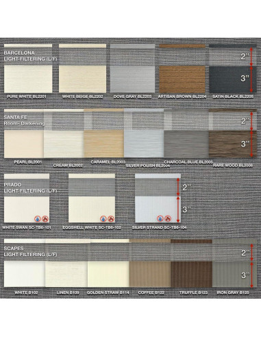 Persianas Zebra HILADUO Motorizadas con Control Remoto 50.8x25.4cm