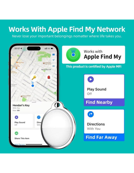 Rastreador GPS SL para Mascotas y Objetos - Negro, Sin Suscripción