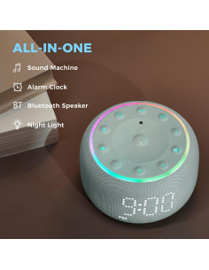 Reloj Despertador Multifuncional Mojikoo con Ruido Blanco 2