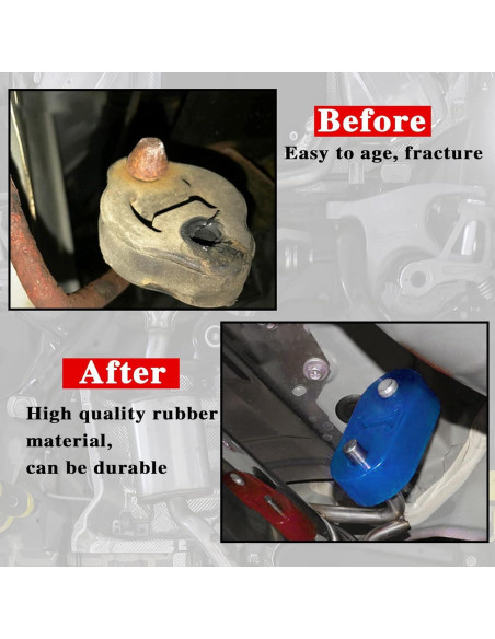 Soporte de Escape de Goma BSAMZO 2 Pcs Ajustable Universal