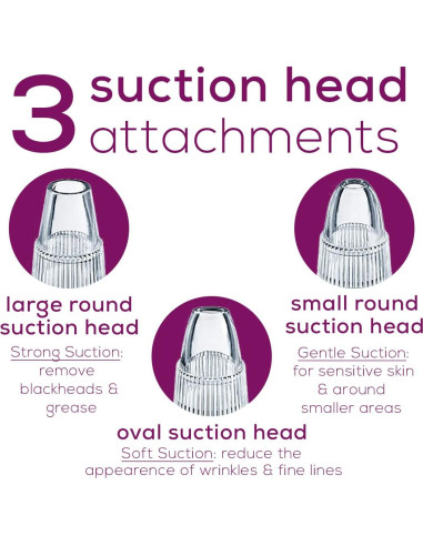 Removedor de Puntos Negros Beurer FC41 con 3 Cabezales y 5 Niveles