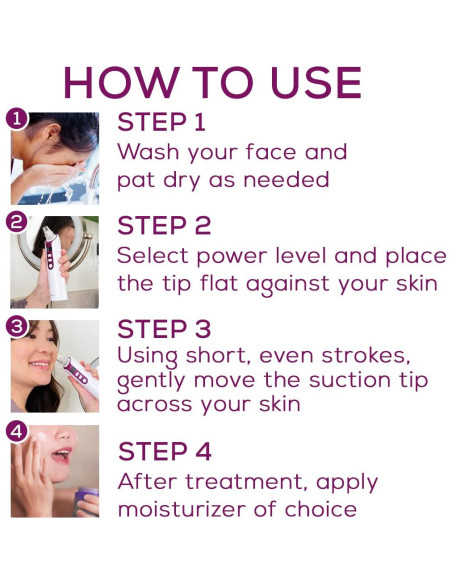 Removedor de Puntos Negros Beurer FC41 con 3 Cabezales y 5 Niveles