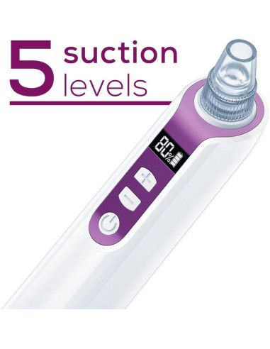 Removedor de Puntos Negros Beurer FC41 con 3 Cabezales y 5 Niveles