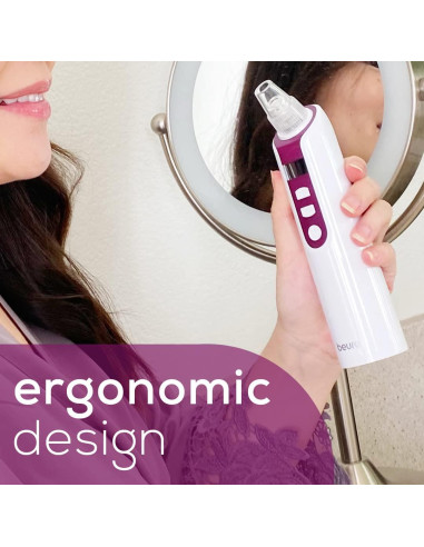 Removedor de Puntos Negros Beurer FC41 con 3 Cabezales y 5 Niveles