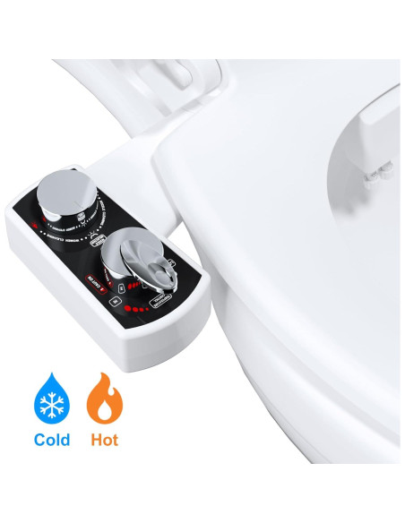 Accesorio de Bidet Hibbent Doble Boquilla Agua Fría y Caliente