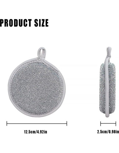 10 Trapos de Alambre Reutilizables Kwetss para Lavado de Platos