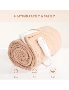 Manta Eléctrica Aheadpret 50x60 cm Suave 5 Niveles Calor 2