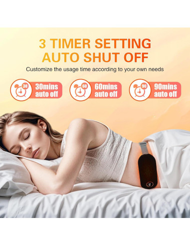Almohadilla Calentadora Menstrual VFD 5000mAh 6 Niveles de Calor