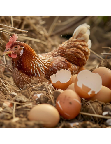 Juego de 10 Huevos Falsos de Madera Marrón para Manualidades