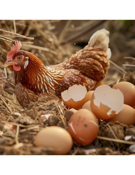 Juego de 10 Huevos Falsos de Madera Marrón para Manualidades