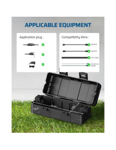 Cubierta de Cable de Extensión Dewenwils IP54 Impermeable 21x7.5cm 2