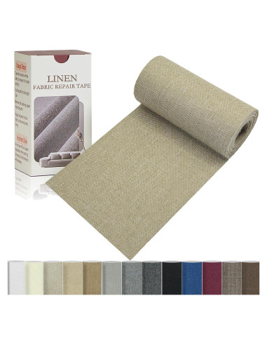 Cinta de Reparación de Lino Gheeidau 10.16x177.8 cm Beige