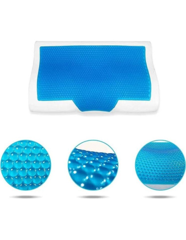 Almohada de Gel Fresco XLXL 50x30cm Espuma de Memoria