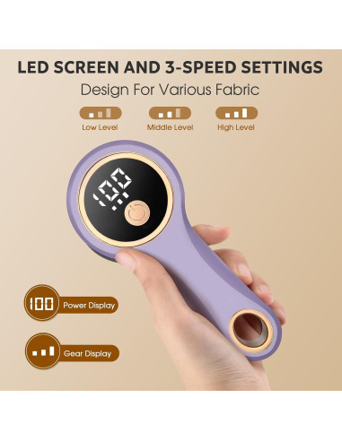 Afeitadora de tela recargable CHENGHE DN-310 con pantalla LED