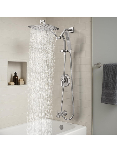 Cabezal de Ducha G-Promise 10" Metal Niquelado con Masaje Cabezal de Ducha G-Promise 10" Metal Niquelado con Masaje