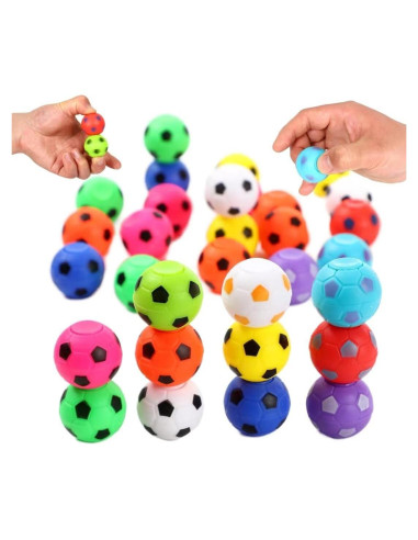 32pcs Mini Spinners Antiestrés Pelota de Fútbol Lotofwow