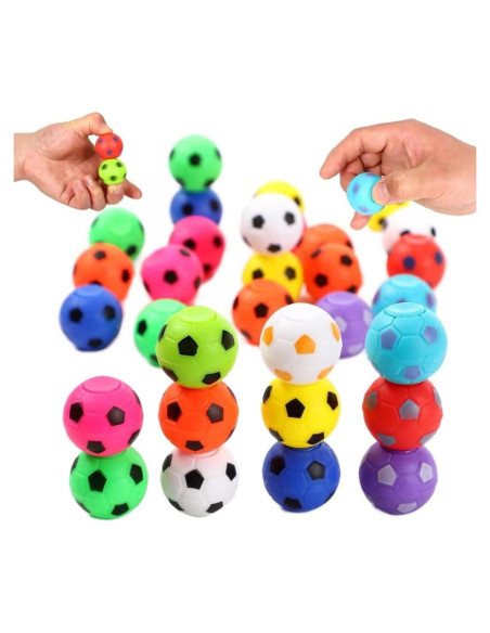 32pcs Mini Spinners Antiestrés Pelota de Fútbol Lotofwow