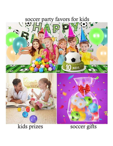 32pcs Mini Spinners Antiestrés Pelota de Fútbol Lotofwow