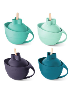 Fabricante de Bolas de Palomitas Dash - Juego de 4 Manual Aqua