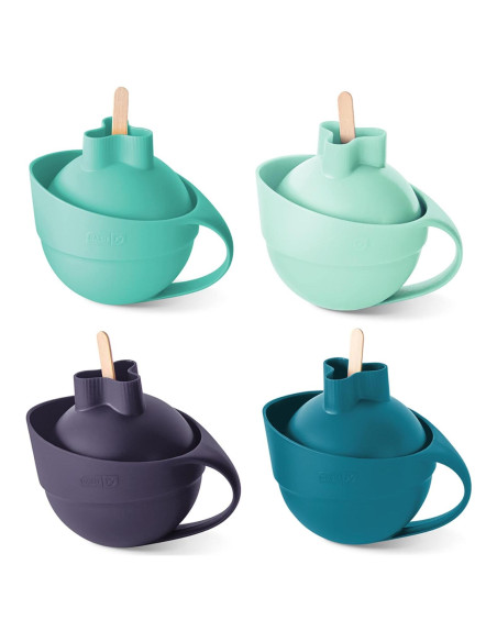 Fabricante de Bolas de Palomitas Dash - Juego de 4 Manual Aqua