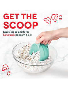 Fabricante de Bolas de Palomitas Dash - Juego de 4 Manual Aqua 2