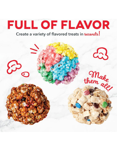 Fabricante de Bolas de Palomitas Dash - Juego de 4 Manual Aqua