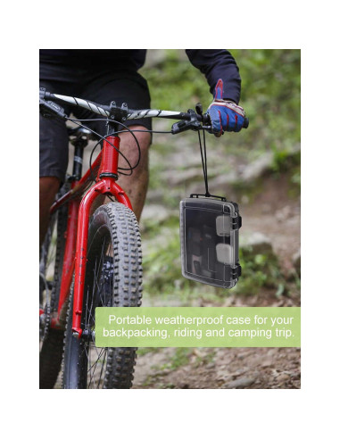 Caja Secadora Impermeable YVUDW 8010 para Kayak 23.9x16.5cm