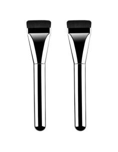 Brochas de Maquillaje Coshine 2pcs Base Cuadrada Plana Veganas