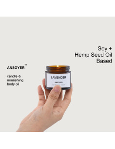 Vela de Masaje ANSOYER 50g Aromatizada Lavanda Hidratante 2