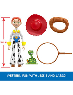 Figura de Acción Jessie 30 cm Mattel Toy Story con Lazo y Accesorios 2