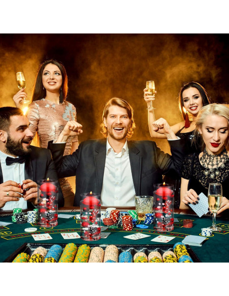 330 Rellenos de Jarrón Casino Seenelling - Dados, Perlas y Cartas